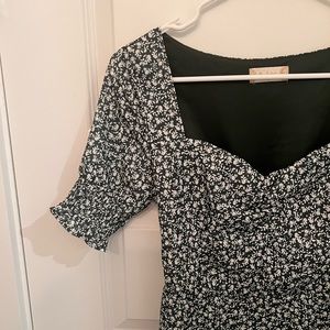 green floral altar’d state dress